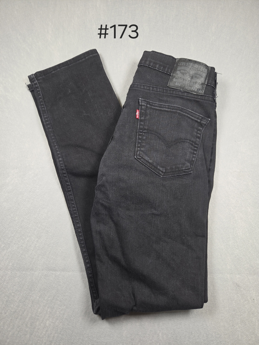 Levi’s 511 Slim Fit Jeans - Faded Black - W32 L34